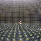 The iconic photos of engineers inside the empty Super-Kamiokande detector